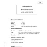 Liebherr LH22 - LH35M LH35C LH35T Service Manual 11832771 12.2020