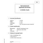 Liebherr LH80M LH80C Service Manual 12215854 04.2021