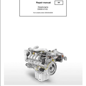 Liebherr LTM 1400-7.1 Drive Assembly Diesel Engine Manual