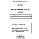 Liebherr LTM 1400-7.1 Operation Manual