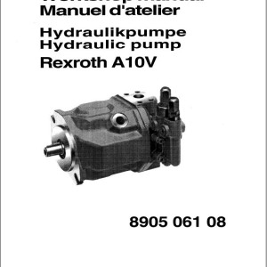 Liebherr LTM 1400-7.1 Pump Workshop and Operation Manual