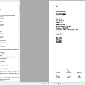 Liebherr RL 46 1631 3A Operating Instructions 93517478 2024 DE