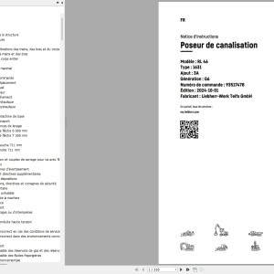Liebherr RL 46 1631 3A Operating Instructions 93517478 2024 FR