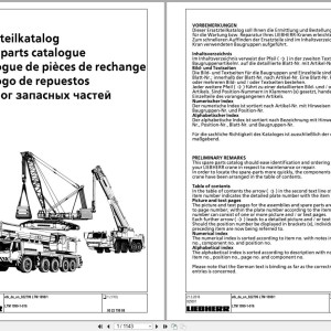 Liebherr LTM 1090-1 022799 Parts Catalog PDF 2016 DE EN