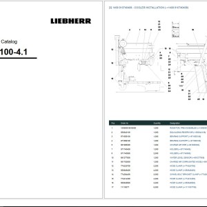 Liebherr LTM 1100-4.1 063350 Spare Parts Catalog
