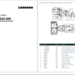 Liebherr LTM 1225-000 022419 Spare Parts Catalog