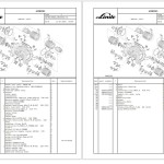 Linde E20 E25 E30 E36 387 Part Manual