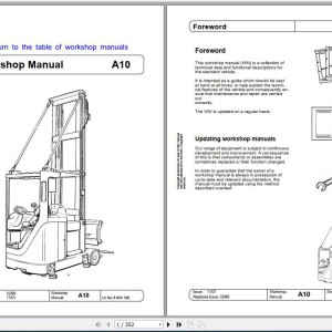 Linde A10 Workshop Manual