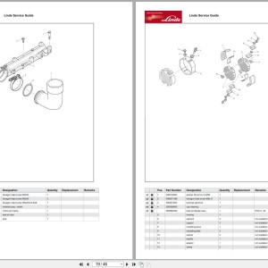 Linde H100-H180 Cummins QSB 6.7 Tier 3 Engine Parts Catalog
