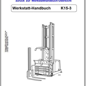 Linde K15-3 Workshop Manual DE