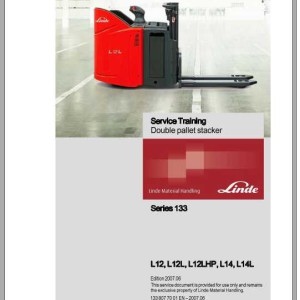 Linde L12 L12L L12LHP L14 L14L Service Training Manual