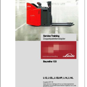 Linde L12 L12L L12LHP L14 L14L Service Training Manual DE