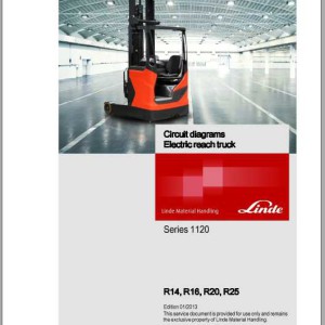 Linde Series 1120 R14 R16 R20 R25 Electrical and Hydraulic Diagram