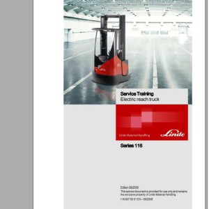Linde Series 116 R14X R16X R17X R17XHD Service Training Manual