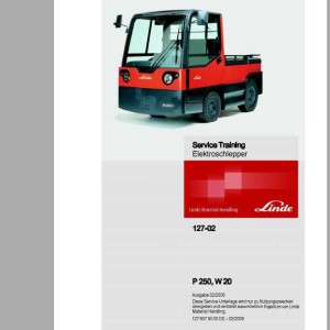 Linde Series 127 P250 W20 Service Training Manual DE