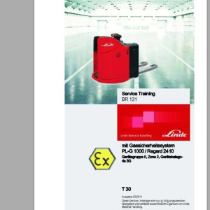 Linde T30 Service Training Manual DE