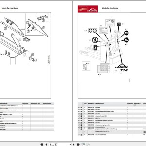 Linde T4558-01 T14 Parts Catalog 09.2023