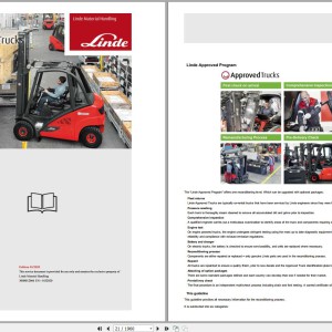 Linde Forklift New PDF 2024 Full Model Workshop Manual