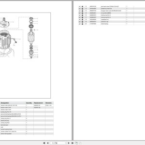 Linde V Series V1110-01 V08-01 V08-02 Parts Catalog PDF