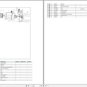 Linde V Series V1355-01 V15-01 Parts Catalog PDF