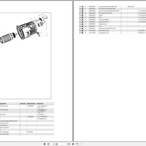 Linde W Series W1193-01 P20-01 W04-01 Parts Catalog PDF