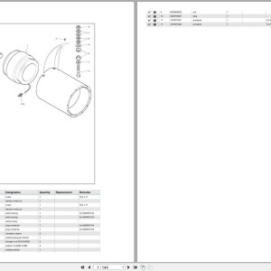 Linde W Series W127-01 Parts Catalog PDF