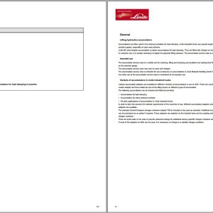 Linde Series 396-03 H50-03 H60-03 H70-03 H80-03 Workshop Manual