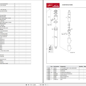 Linde V11-04 V11AC V11N 015-01 Part Catalog