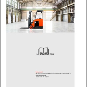 Linde E18S E20S 1346-01 Production site Summerville Electrical Hydraulic Diagrams