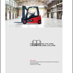 Linde E25 E25S E25SH E30S E30SH E35SH 1276-01 Production site Xiamen Electrical Hydraulic Diagrams