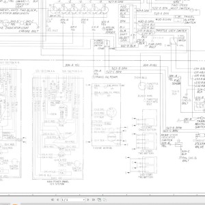 Link-Belt HSP-8014 Electrical and Hydraulic Diagram