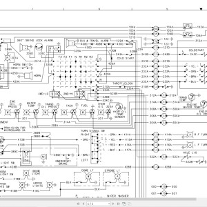 Link-Belt HSP-8018C Electrical and Hydraulic Diagram