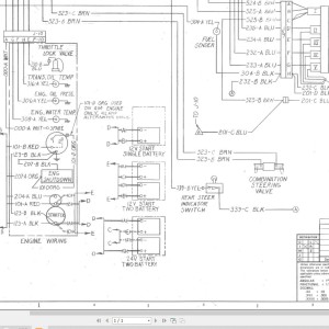 Link-Belt HSP-8025 Electrical and Hydraulic Diagram