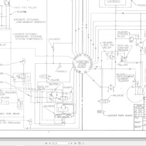 Link-Belt HSP-8038 Hydraulic and Electric Diagrams