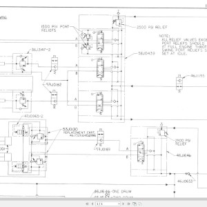 Link-Belt HTC-1055 Hydraulic and Electrical Diagrams