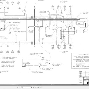 Link-Belt HTC-34 Hydraulic and Pneumatic Diagrams