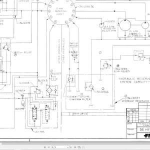 Link-Belt HTC-50 Hydraulic and Electric Diagrams