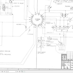 Link-Belt HTC-814 Electrical and Hydraulic Diagram