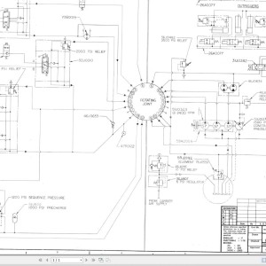 Link-Belt HTC-830 Electrical and Hydraulic Diagram