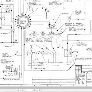 Link-Belt HTC-850 Hydraulic and Electrical Diagrams