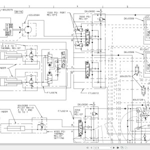 Link-Belt HTC-8640 Electrical and Hydraulic Diagram