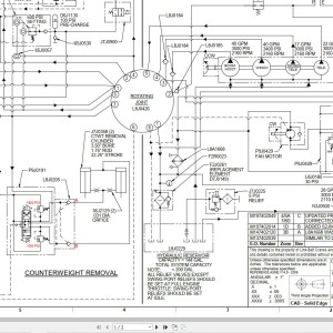 Link-Belt HTC-8645 II Electrical and Hydraulic Diagram