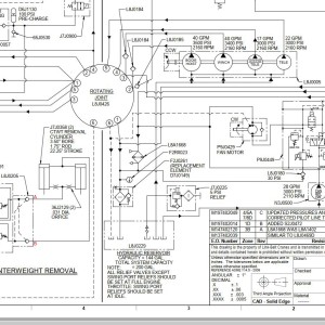 Link-Belt HTC-8650 II Electrical and Hydraulic Diagram