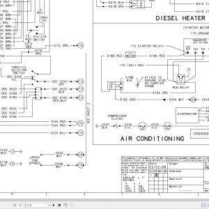 Link-Belt HTC-8650XXL Electrical and Hydraulic Diagram