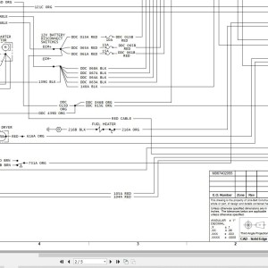 Link-Belt HTC-8675LB Electrical and Hydraulic Diagram