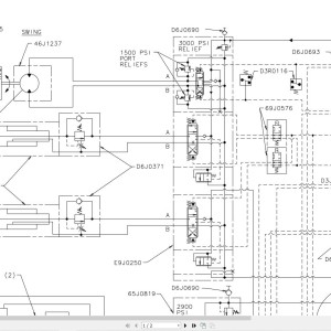 Link-Belt HTT-8660 Electrical and Hydraulic Diagram
