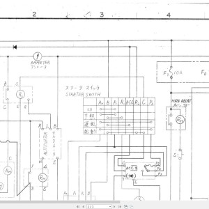 Link-Belt LS-110C Electrical and Hydraulic Diagram