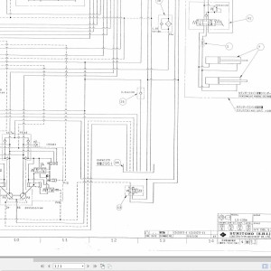 Link-Belt LS-138H Electrical and Hydraulic Diagram