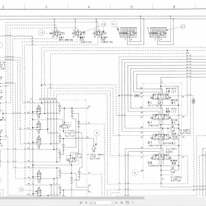 Link-Belt LS-208H Electrical and Hydraulic Diagram