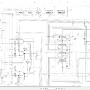 Link-Belt LS-208H II Electrical and Hydraulic Diagram